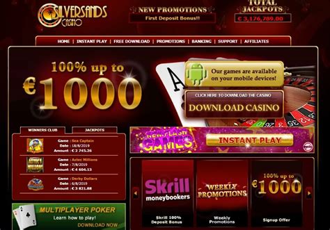 silversands casino mobile app download